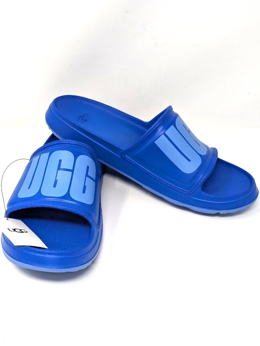 UGG Mens Wilcox Blue Slide Sandal Slip-on US size 11 NEW w tag Eva Foam Comfort